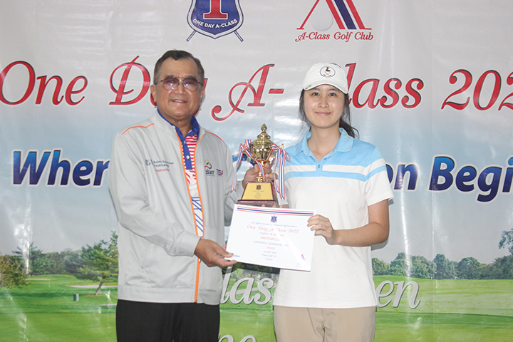 เจตปรียา เจตน์มงคลรัตน์ คว้าแชมป์ Amateur Class  พัชรวลัย  วรรธนะเมธาวงศ์แชมป์ A-Class 